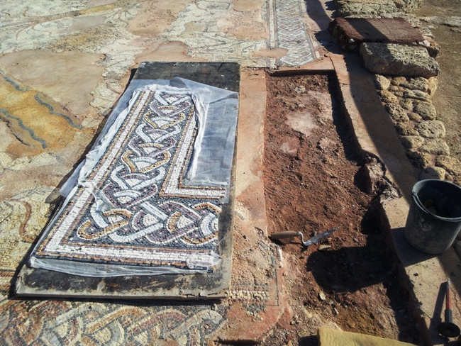 Реставрация мозаик Кейсарии