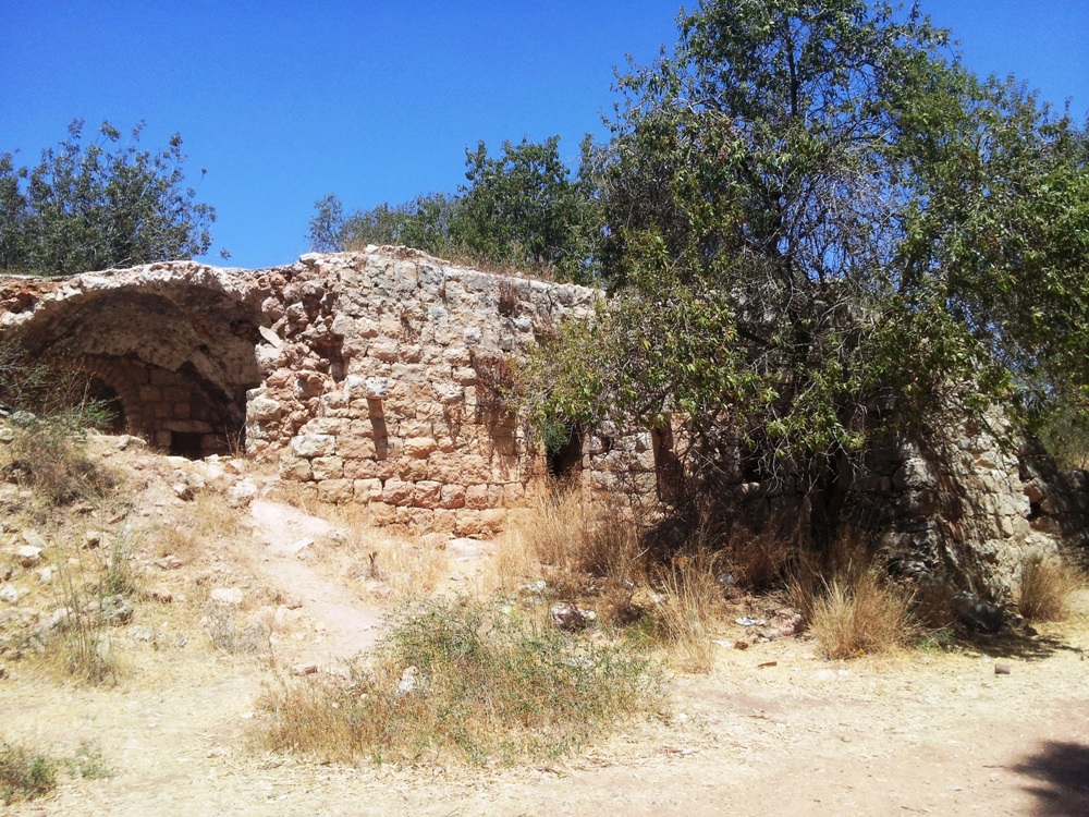 Древние руины возле Эйн Мата, в горах Иерусалима