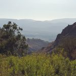 Ущелье Джелабун - Двора, Голанские высоты, вид на долину аХула и горы Нафтали