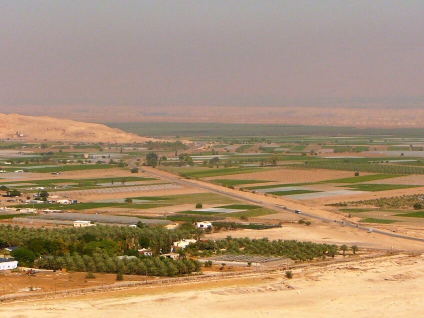 Долина Тирца и долина Иордана, вид с крепости Сартаба \ Александрион