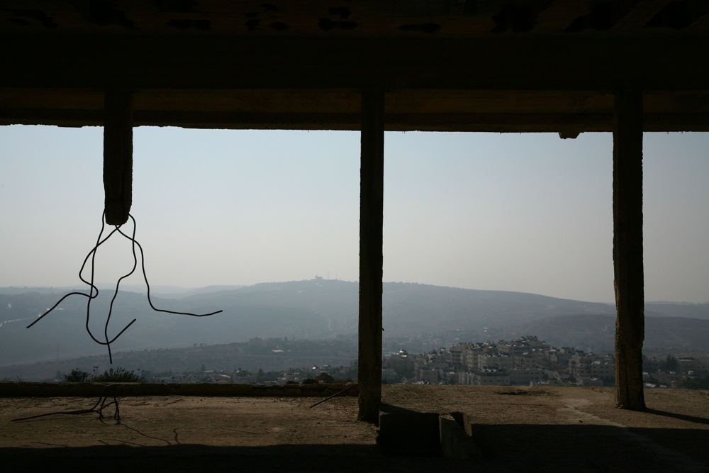 Вид на горы Иерусалима из дворца Хусейна - Библейская Гиват Шауль
