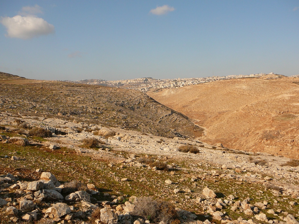 Вид в сторону района Неве Яаков и пригородов Рамалы