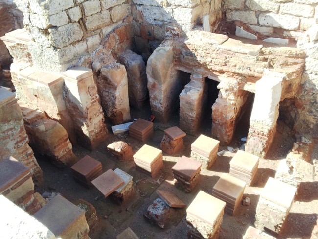 В византийских банях Кейсарии