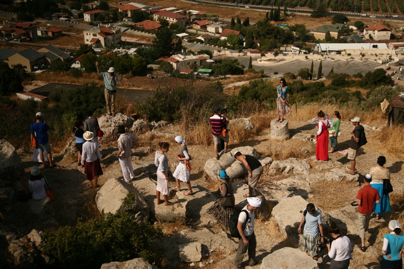 Руины древней синагоги в Мироне - времен Мишны и Талмуда