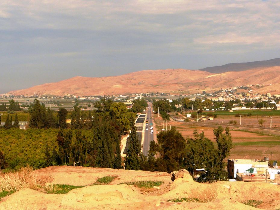 Центральная дорога вдоль Иорданской долины в Иордании