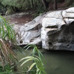 Бассейн вырубленный в скале, источник Ами