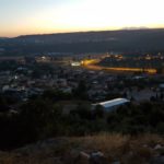 На закате в Верней Галилеи, вид с древней синагиги Мирона