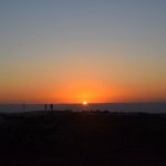 Восход солнца над горами Моава, вид из Ткоа